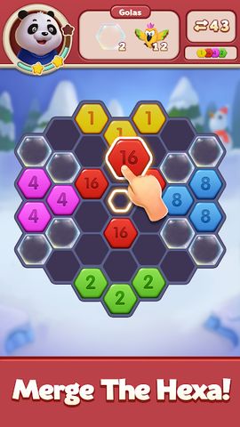 Merge Number - Hexa Puzzle