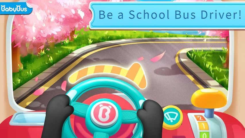 Baby Panda's School Bus