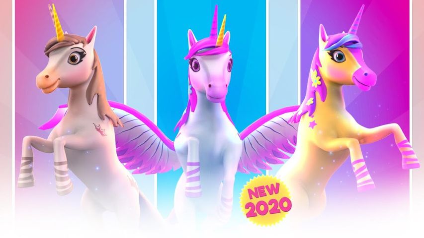 Unicorn Run - Race Horse Games
