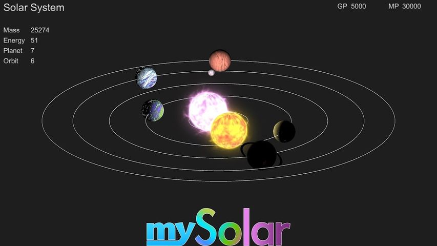 mySolar - Build your Planets