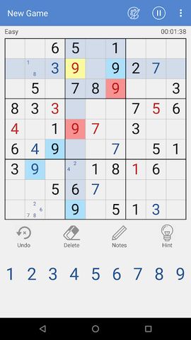 Daily Sudoku free puzzle