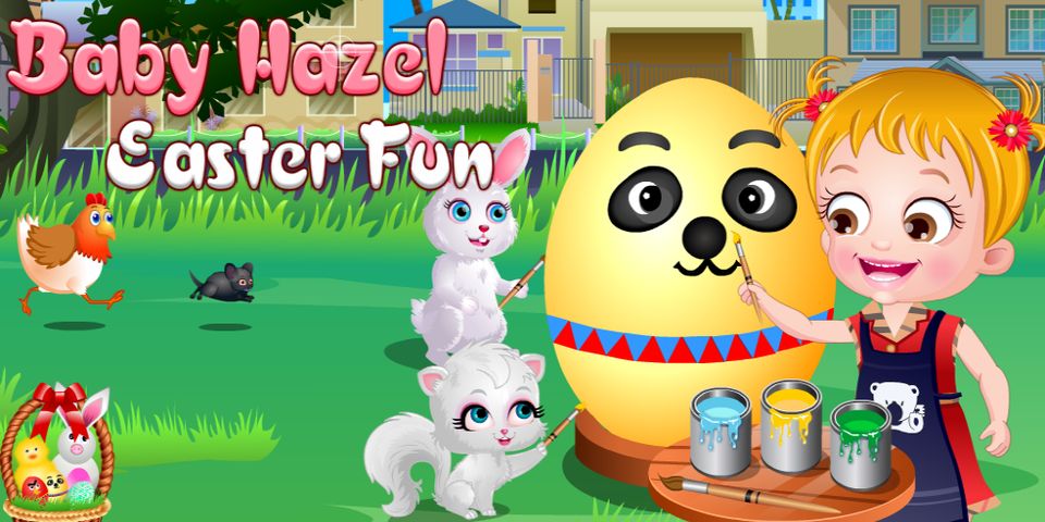 Baby Hazel Easter Fun