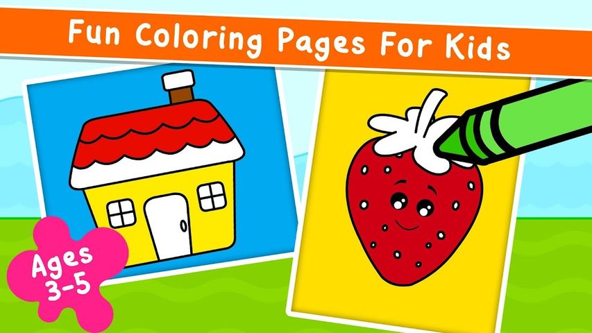 Coloring Games for Kids - Drawing & Color Book