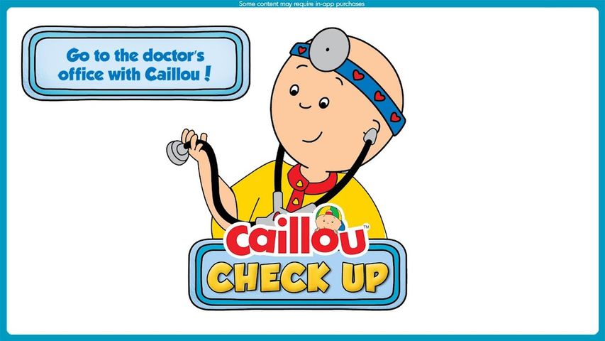 Caillou Check Up - Doctor