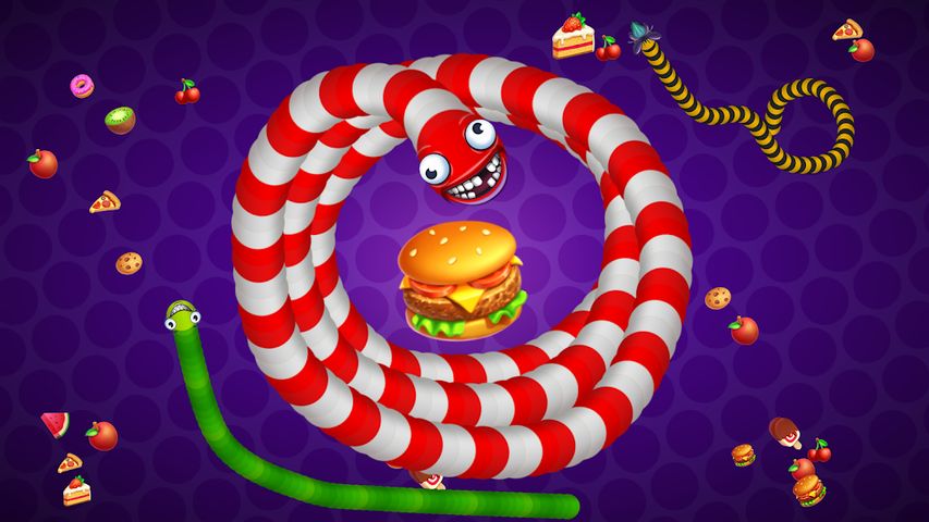 Snake vs Worms: Fun .io Zone