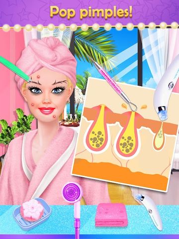 Beauty Makeover Salon Game