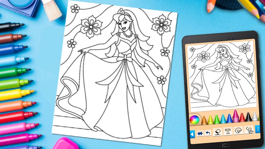 Coloring for girls and women