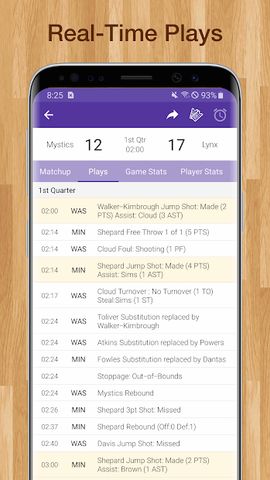 Women's Basketball WNBA Live Scores & Schedules