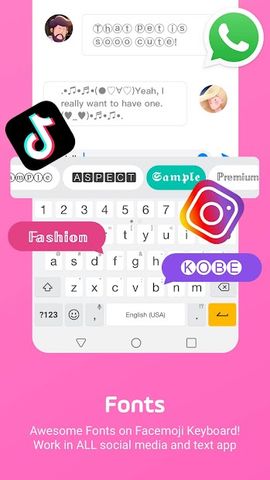 Facemoji:Emoji Keyboard&ASK AI