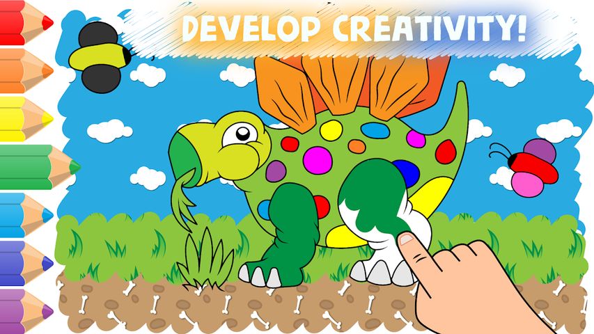 Easy coloring pages for kids