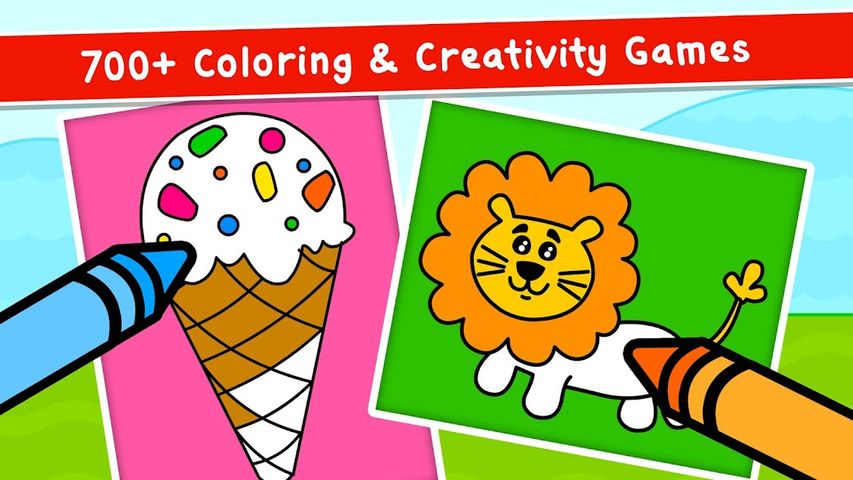 Coloring Games for Kids - Drawing & Color Book