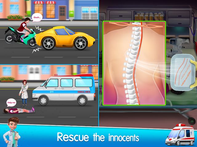 Ambulance Doctor Hospital Game