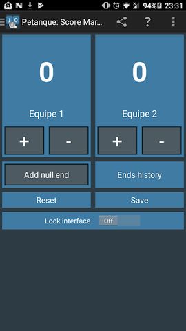 Petanque: Score Marker