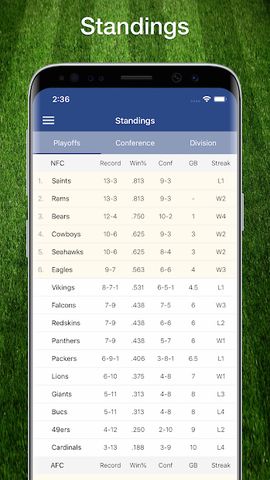 Scores App: Football Live Plays, Stats 2021 Season
