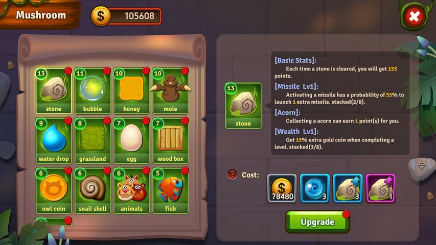 Match 3 Games - Forest Puzzle