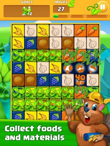 Vege Farm Match - Collect Vegetables & Fruits