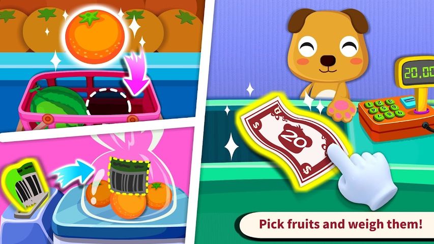 Baby Panda's Supermarket
