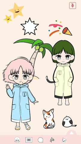 K-pop Webtoon Character Girls