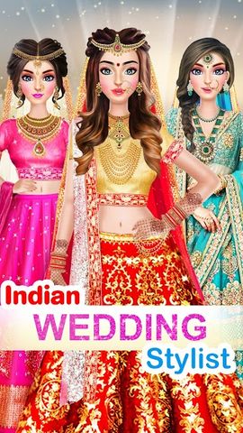 Indian Wedding Stylist - Makeup &  Dress up Games