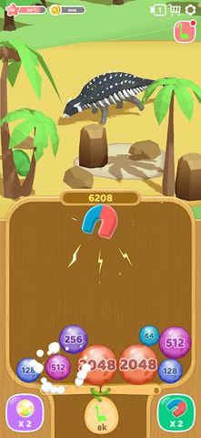 Dino 2048:Merge Jurassic World