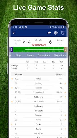 Scores App: Football Live Plays, Stats 2021 Season
