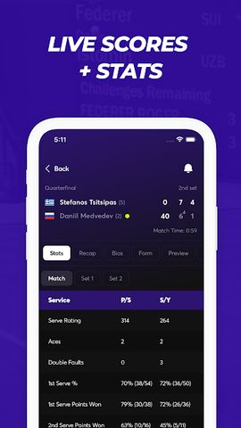 TNNS: Tennis Live Scores