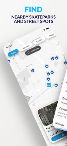 Ride My Park - Skateparks map