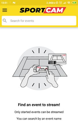 SportCam - Live Stream Your Match with Scoreboard