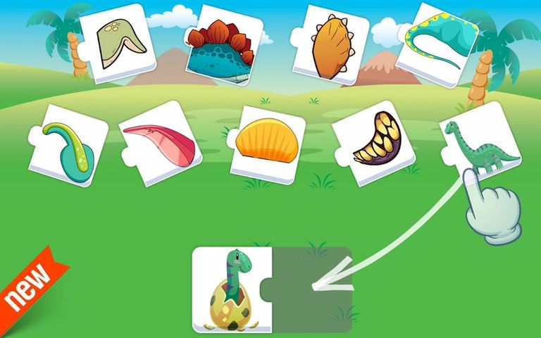 Kids puzzle - Dinosaur games
