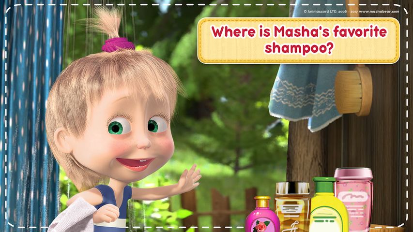Masha and the Bear: House Cleaning Games for Girls