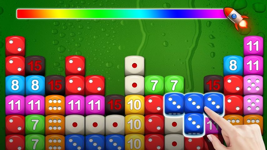 Dice Puzzle 3D-Merge Number game