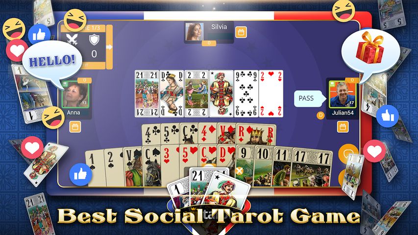 VIP Tarot - French Tarot Online Card Game