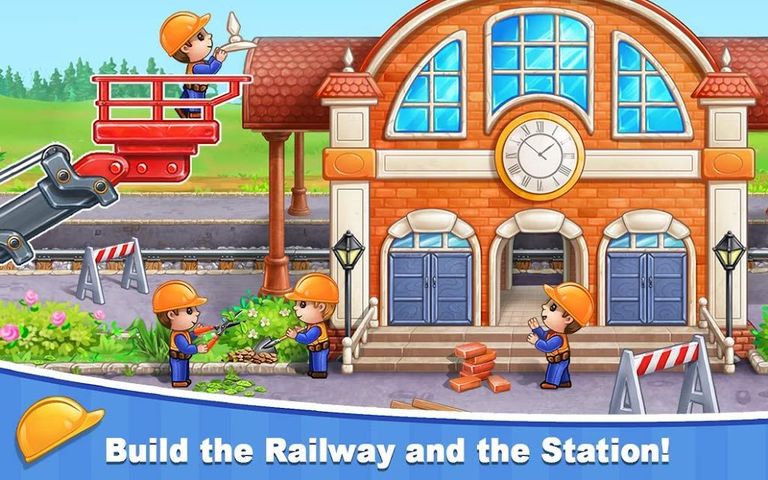 Train Games for Kids: station