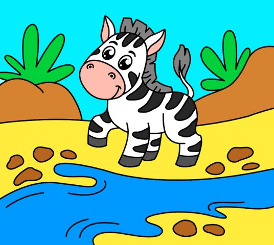 Coloring pages for children: animals