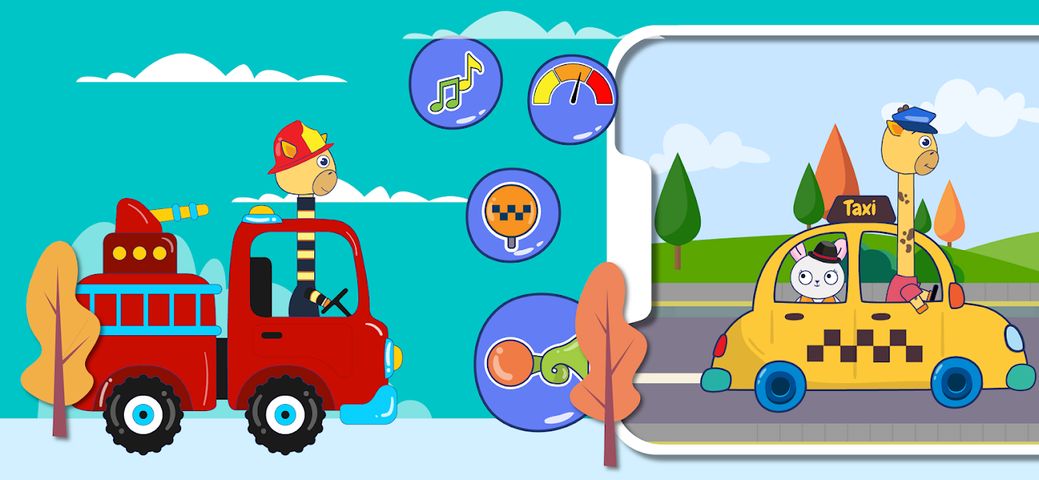 EduKid: Educational Car Games for Boys & Girls