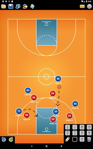 Coach Tactic Board: Basketball