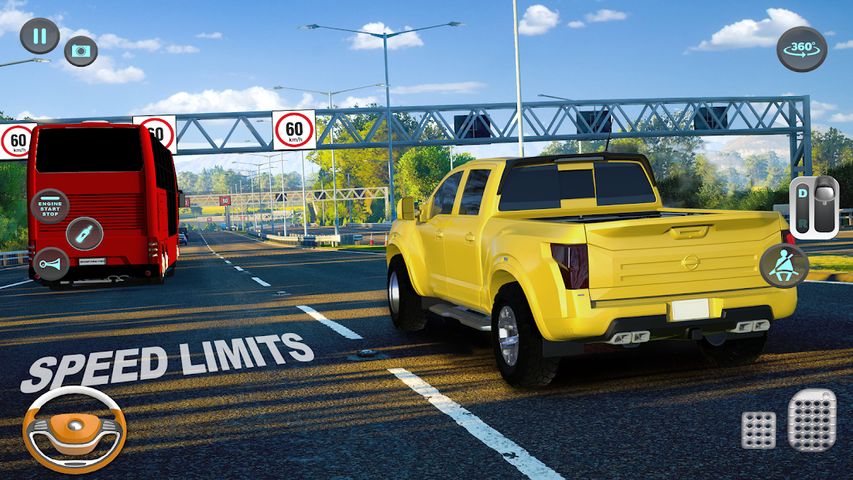 Modern Car Driving School Game