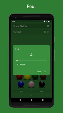 Snooker: Scoreboard