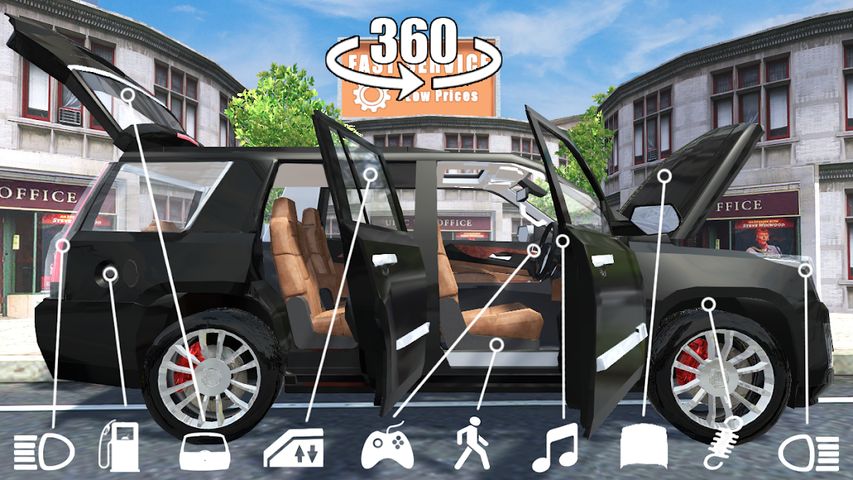 Car Simulator Escalade Driving