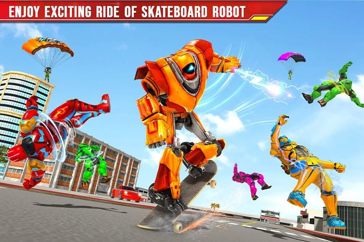 Flying Skateboard Robot Car