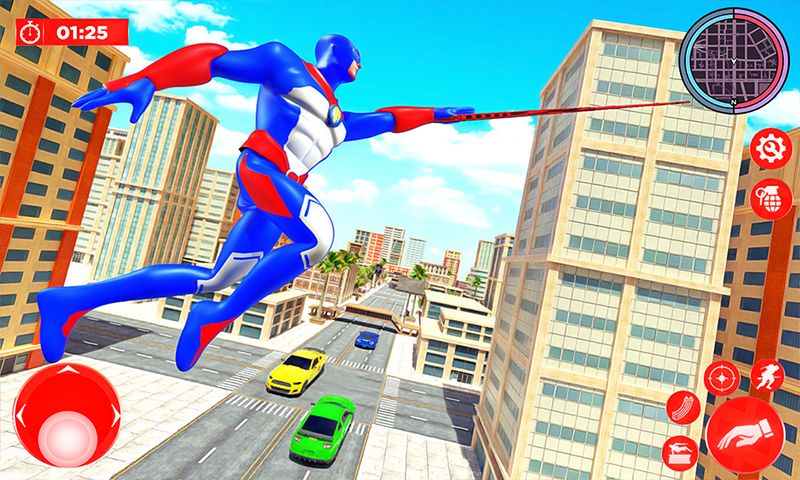 Rope Robot Hero Superhero Game