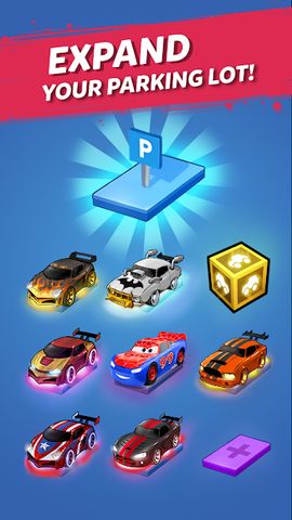 Merge Neon Car: Idle Car Merge