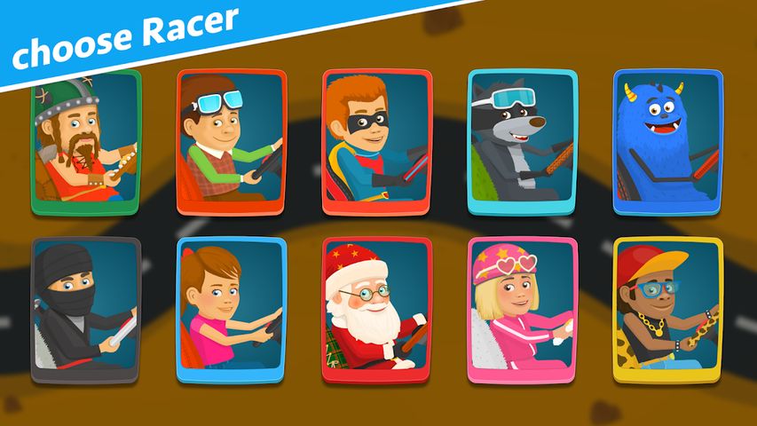 Racing car games for kids 2-5