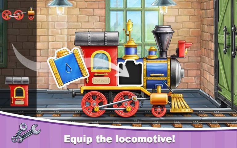 Train Games for Kids: station