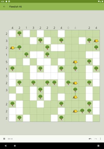 Trees and Tents Puzzle