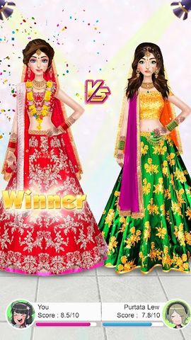Indian Wedding Stylist - Makeup &  Dress up Games
