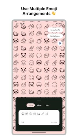 Pixel Emoji Wallpaper