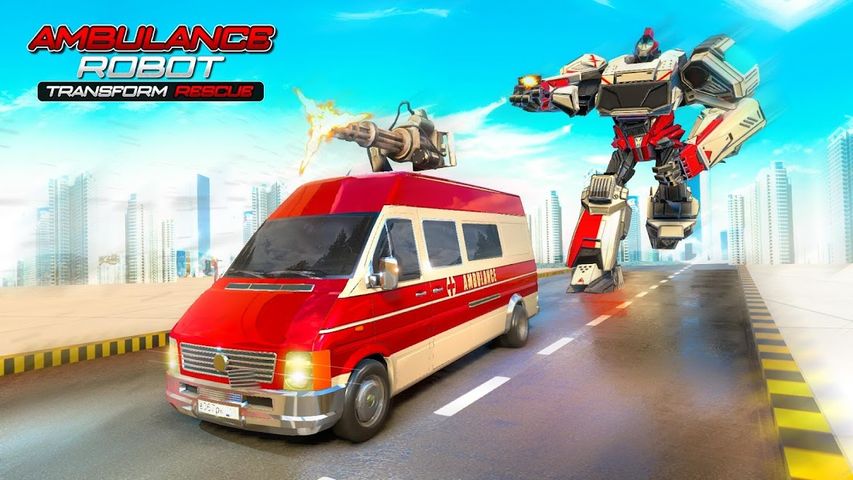 Ambulance Robot Car Transform