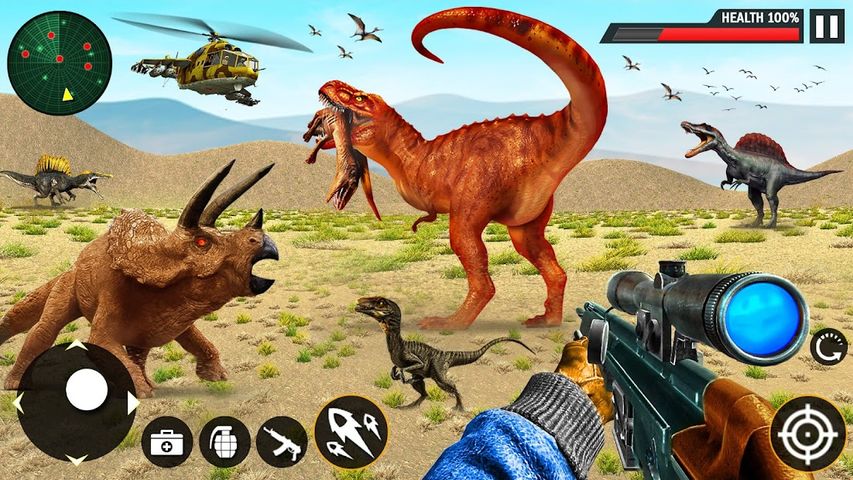 Real Dino Hunting: Gun Games