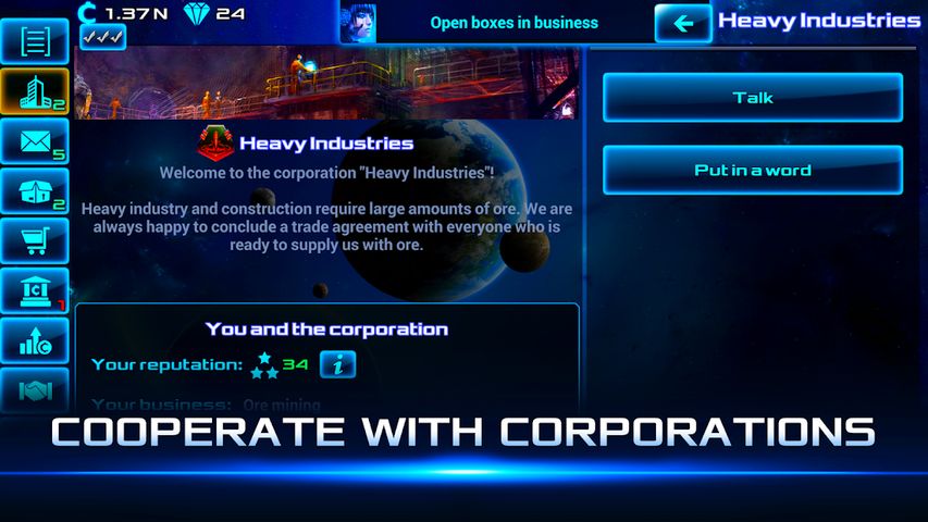 Idle Space Business Tycoon